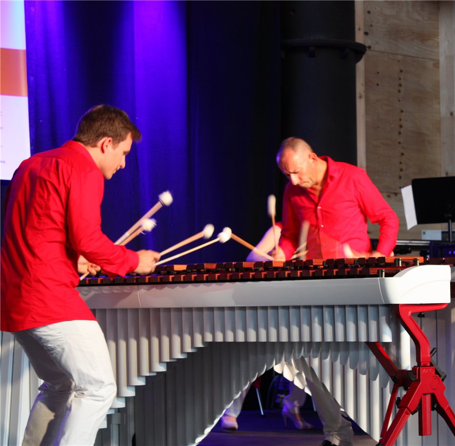 Mitreißende Percussion eröffnet
das Mittelrhein Musik Festival 2017