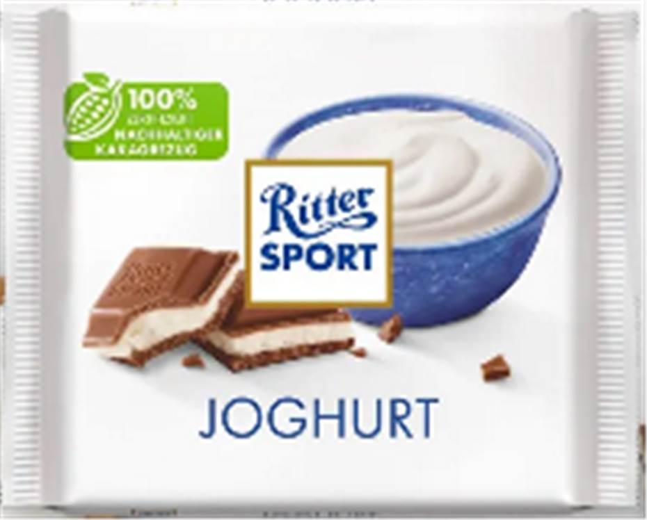 Rückruf: Plastikteile in Schokolade „Ritter Sport Joghurt“
