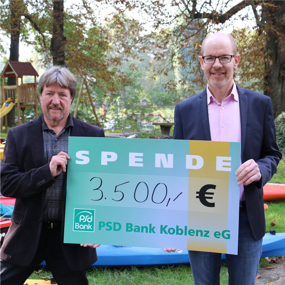 Unterstützung für den
Postsportverein Koblenz