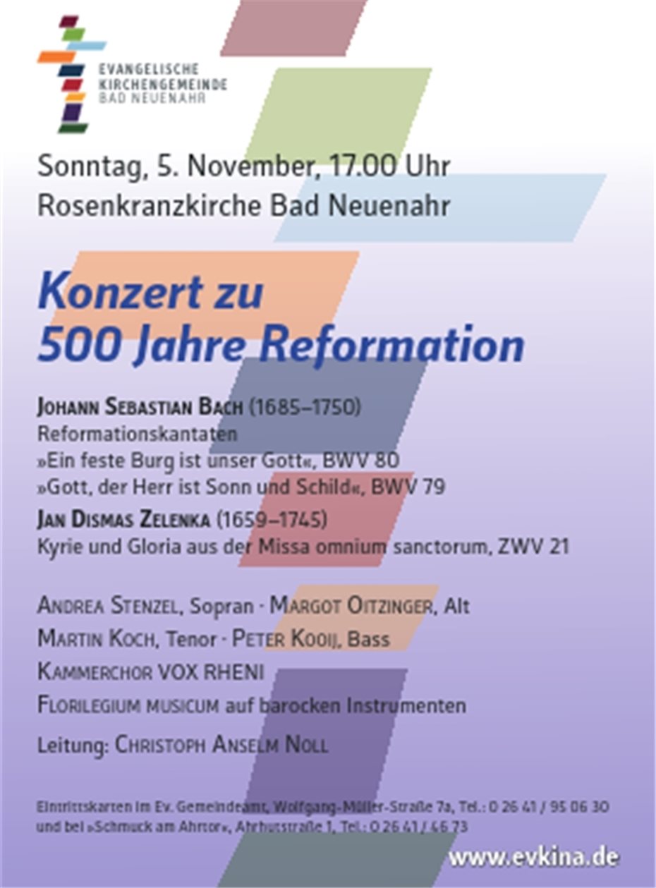 Konzert zu 500 Jahre Reformation