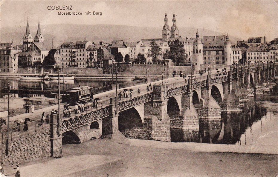 „Koblenzer Straßenbahn
auf alten Postkarten“