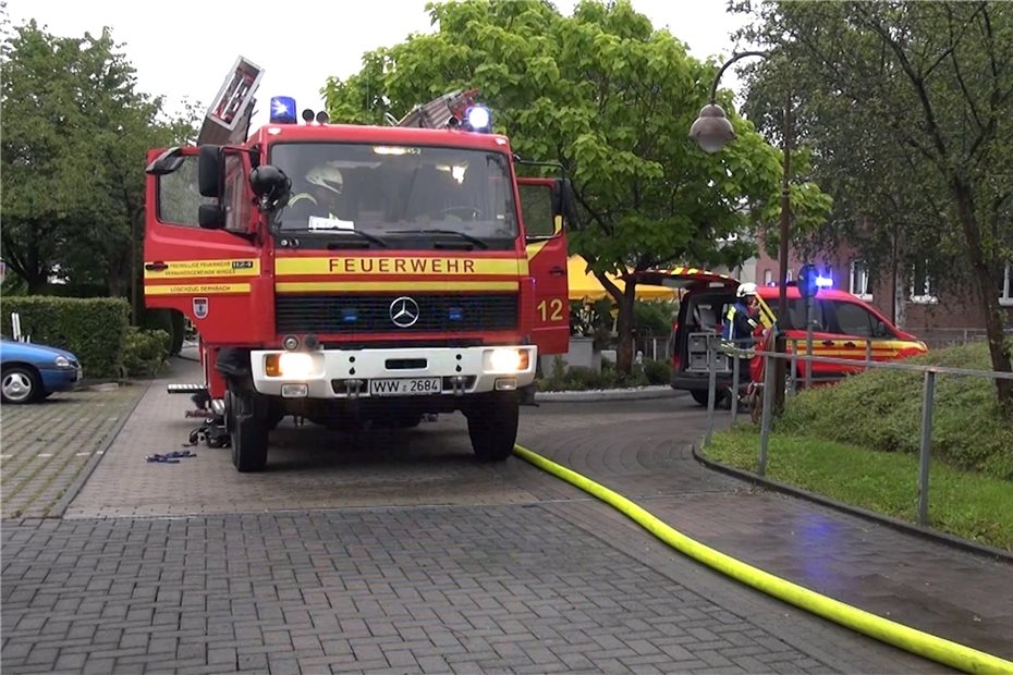 Brand im Seniorenheim in Dernbach