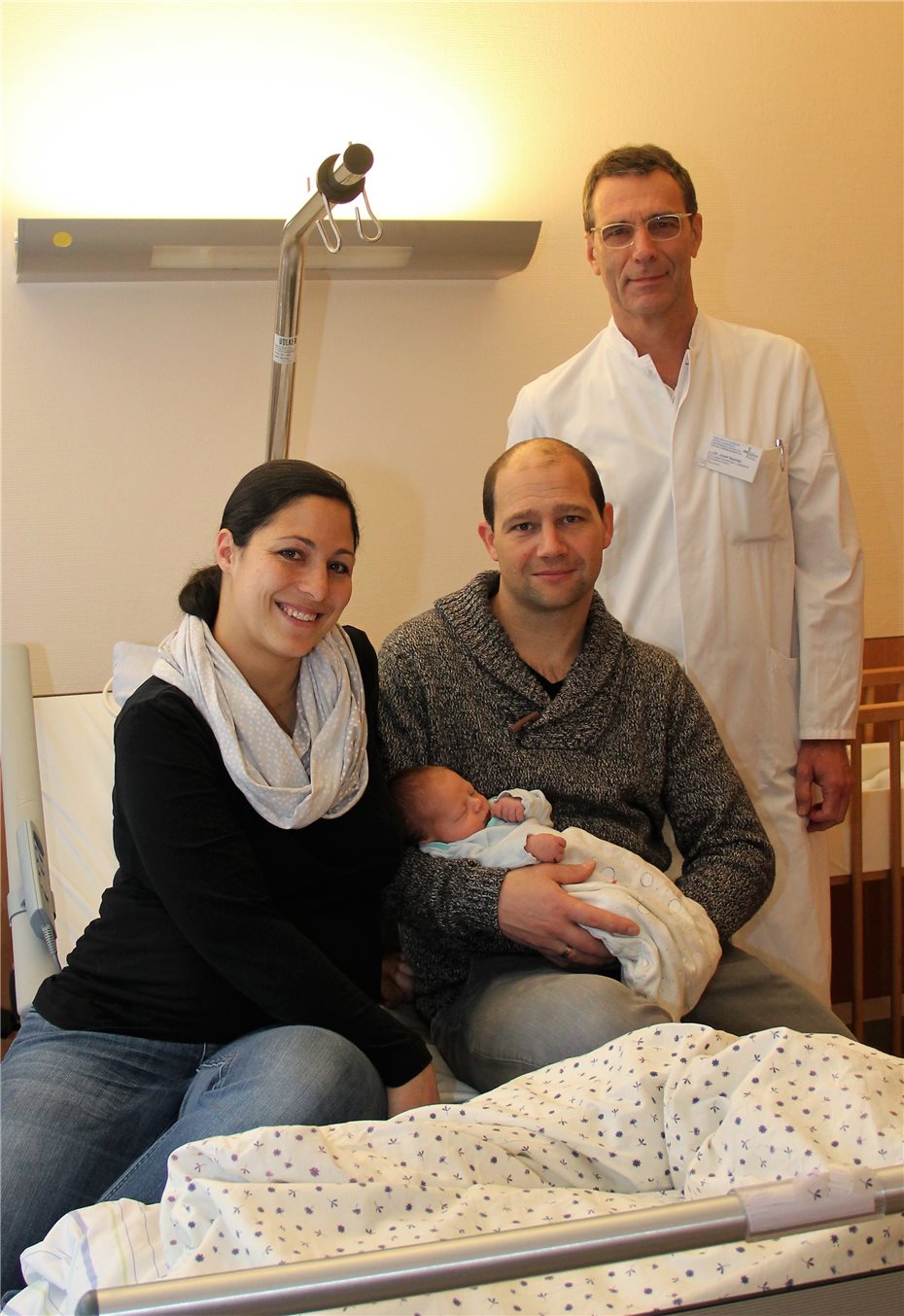 Luca Antonio ist das 400. Baby
im Krankenhaus Maria Hilf