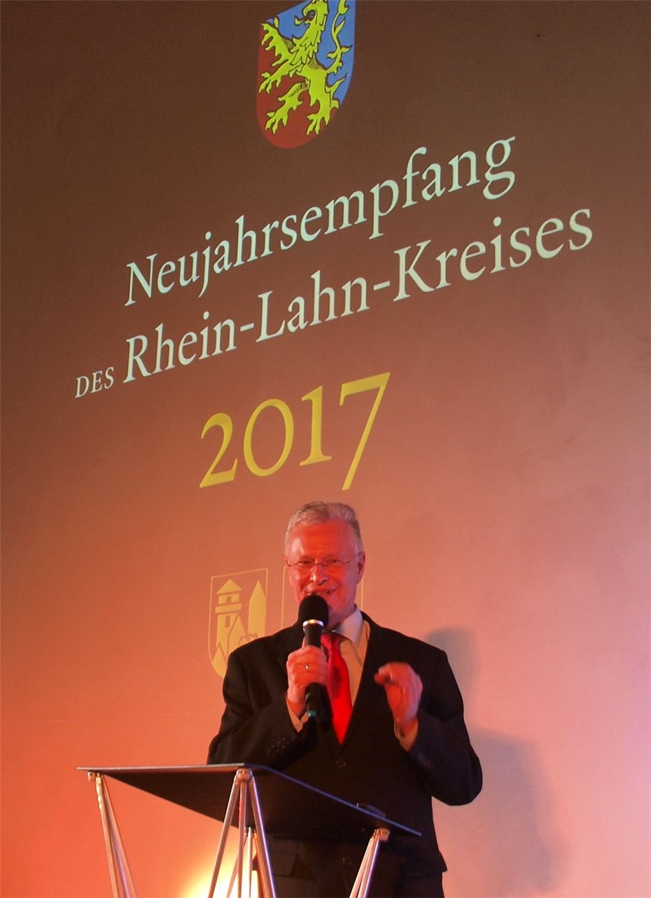 Der Rhein-Lahn-Kreis feierte
das neue Jahr mit einem großen Empfang