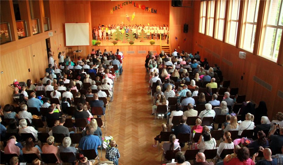 Oberwaldschule
begrüßt 52 neue Schulkinder
