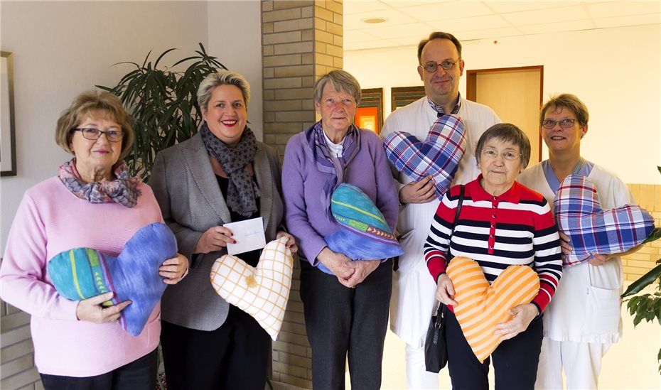 Evangelische Frauenhilfe
spendete an Palliativstation