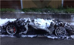 Ferrari geht in Flammen auf: 1 Million Euro Schaden