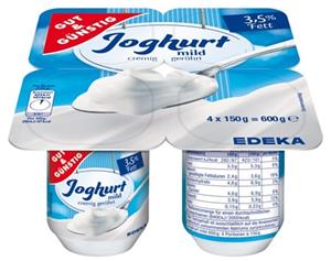 Hersteller ruft „gut & günstig“-Joghurt zurück