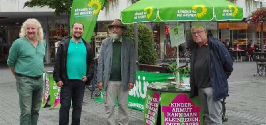 Grünen-Infostände im
Bundestagswahlkampf