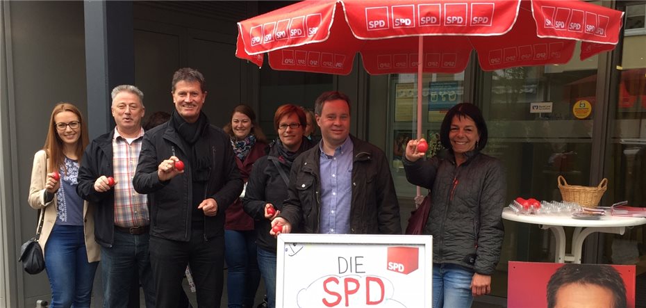 Sozialdemokraten verteilten
Ostergrüße an die Bad Emser