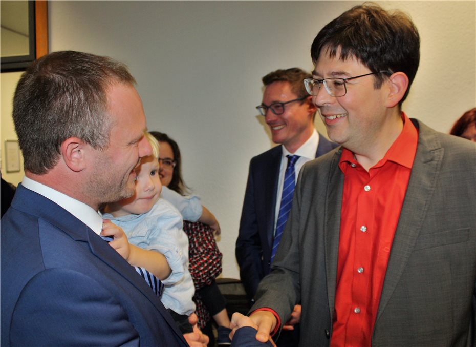 Jan Einig mit großer Mehrheit
zum neuen Oberbürgermeister gewählt