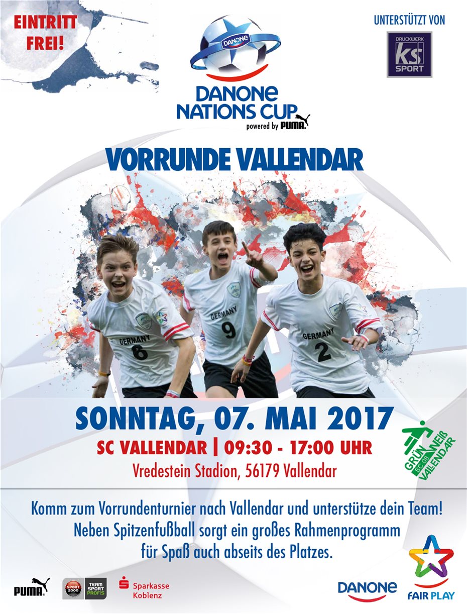 Qualifikationsturnier zum U12
Danone Nations Cup in Vallendar