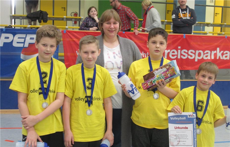 Die männliche U14-Jugend holt
die Vize-Rheinlandmeisterschaft