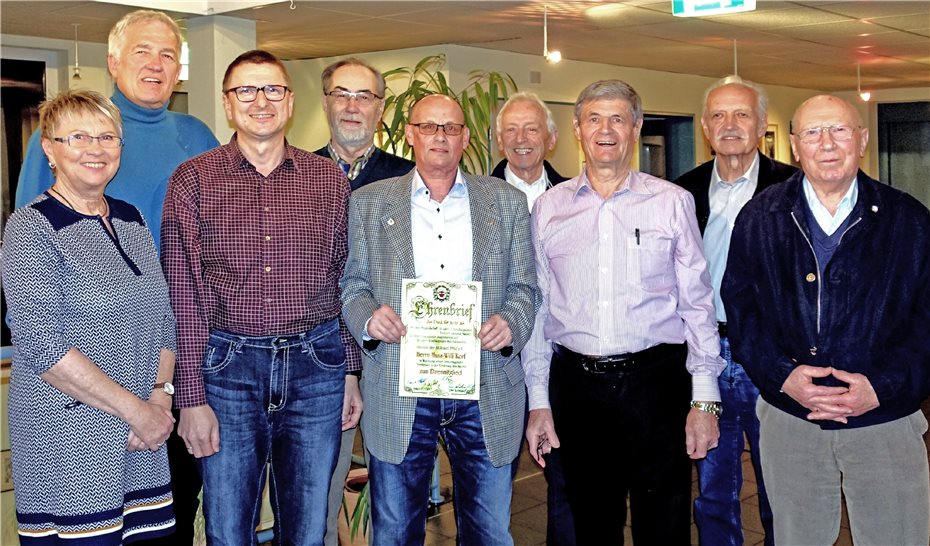 Hans-Willi Korf zum Ehrenmitglied ernannt