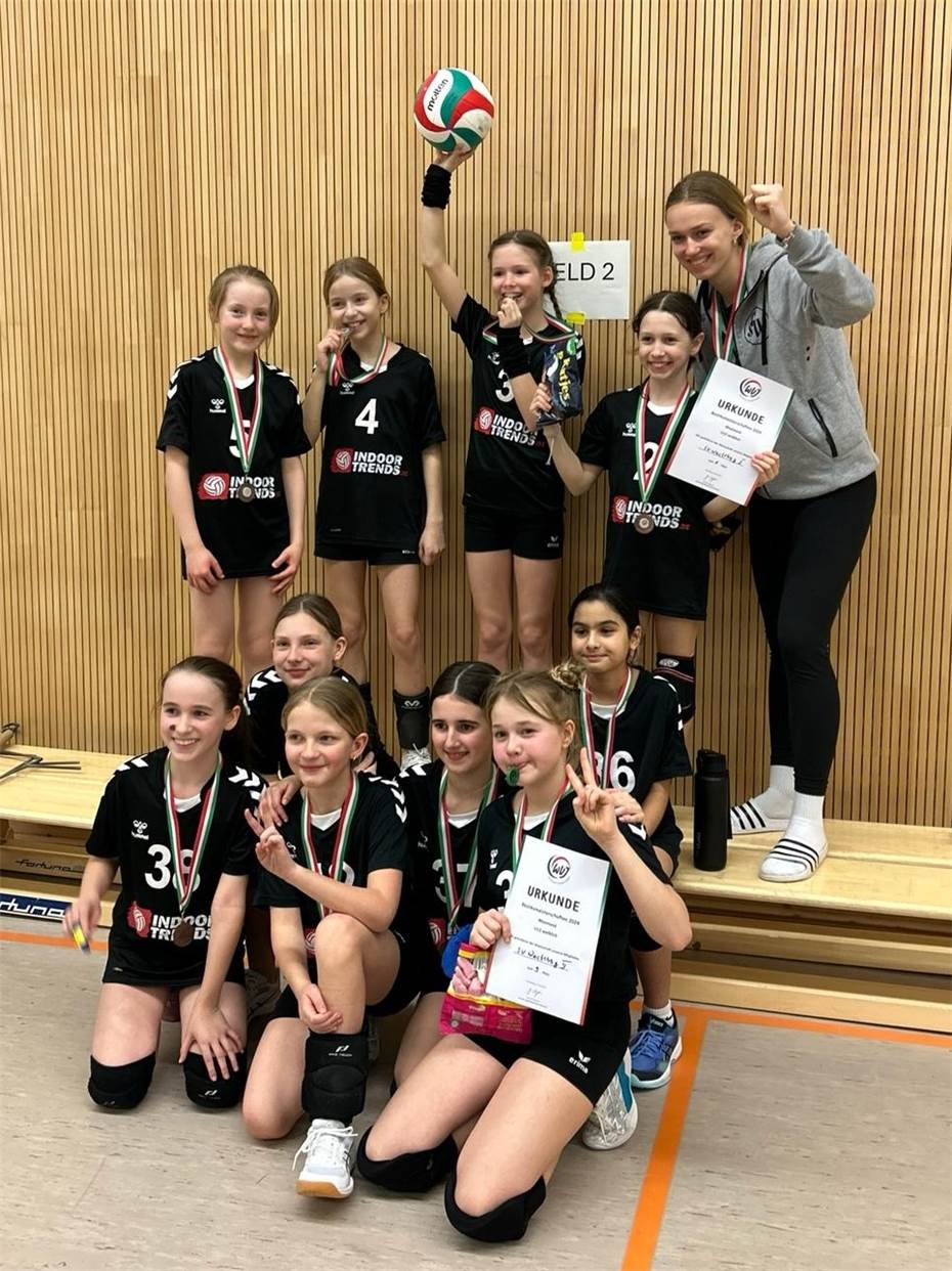U12-Mädchen der Drachenländer Volleys erfüllen sich ihren Traum