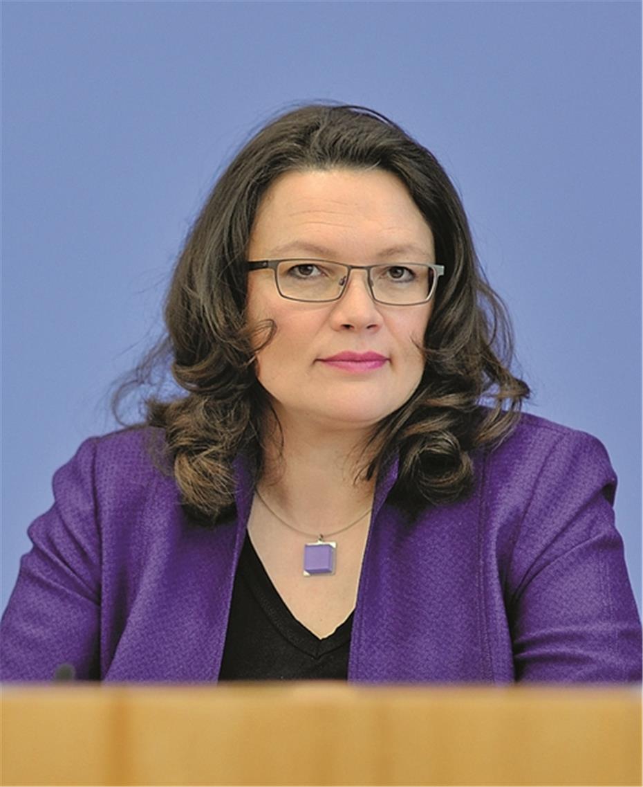 Mit Andrea Nahles in
der Berliner SPD-Fraktion