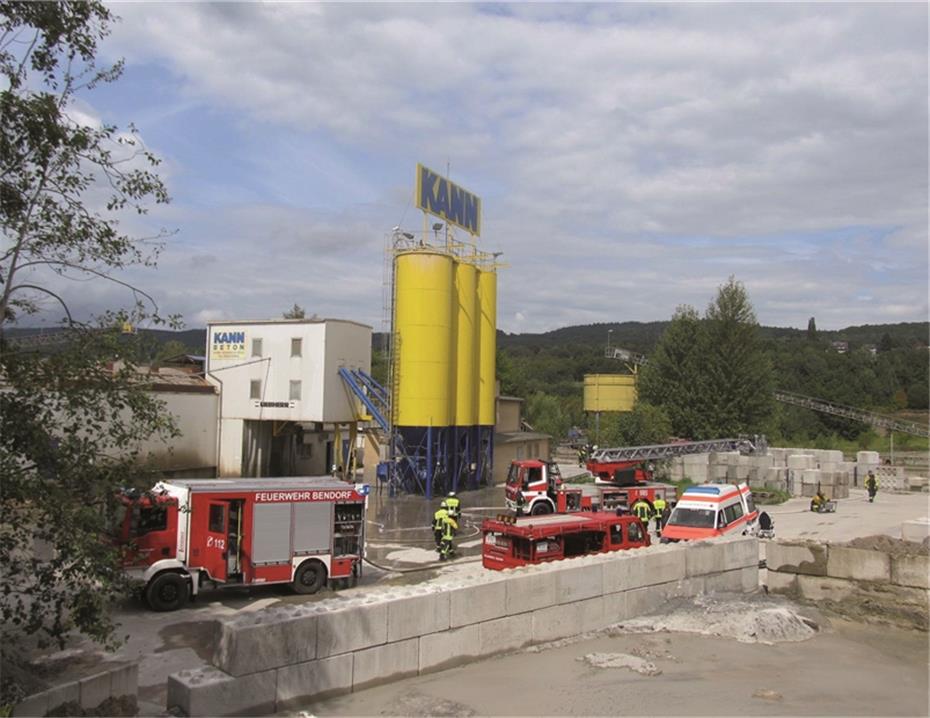 „Silo-Explosion“ nachgestellt