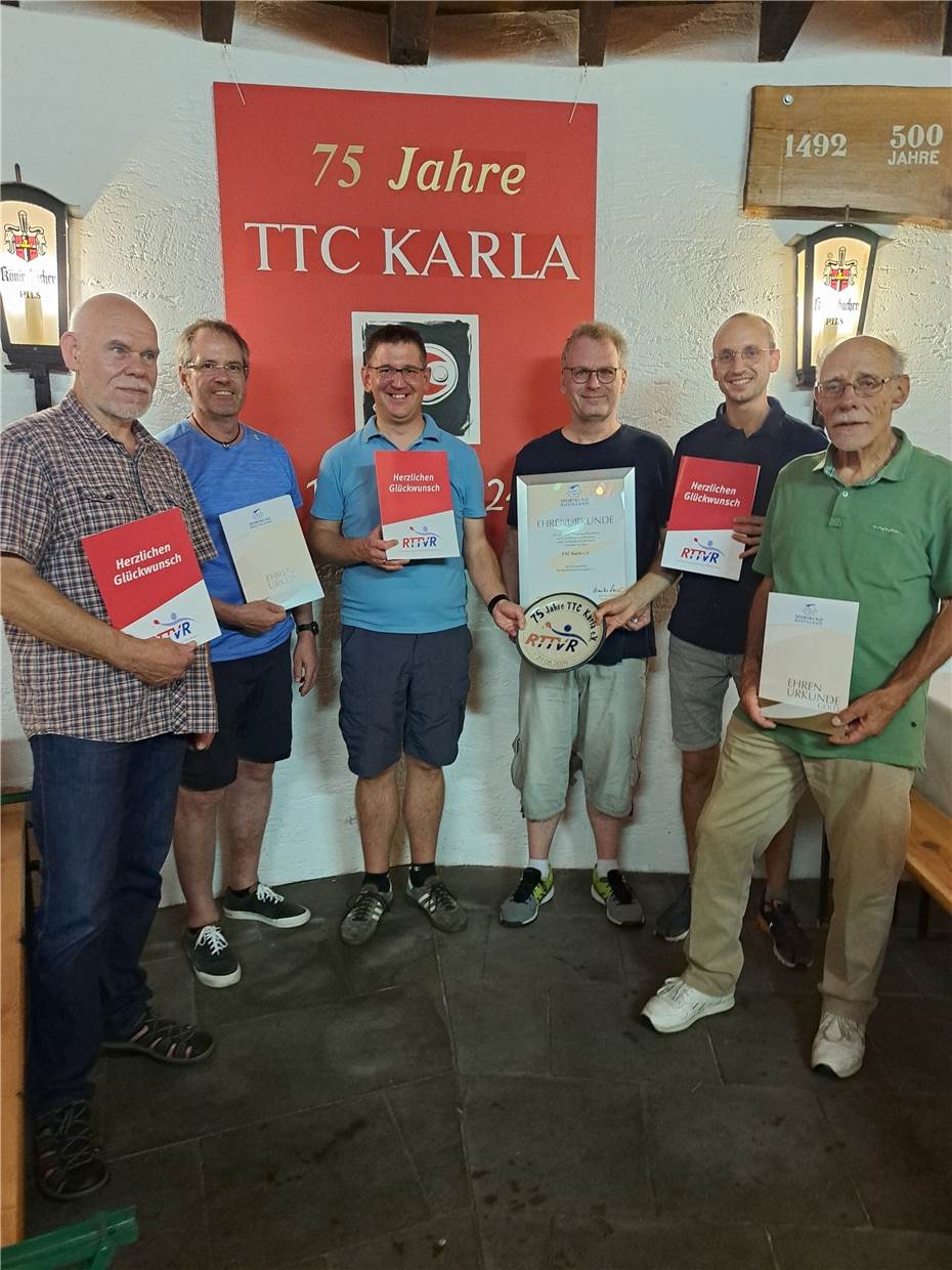 75 Jahre TTC Karla – eine Erfolgsgeschichte