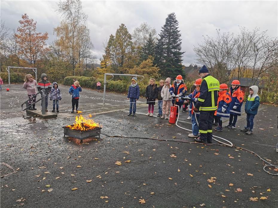 Tatü Tata, die Feuerwehr war da!