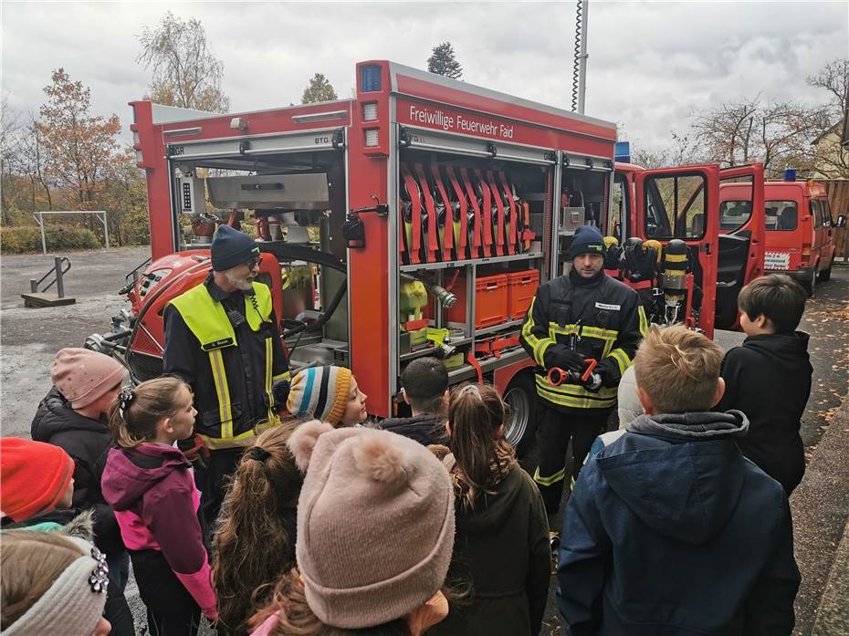 Tatü Tata, die Feuerwehr war da!