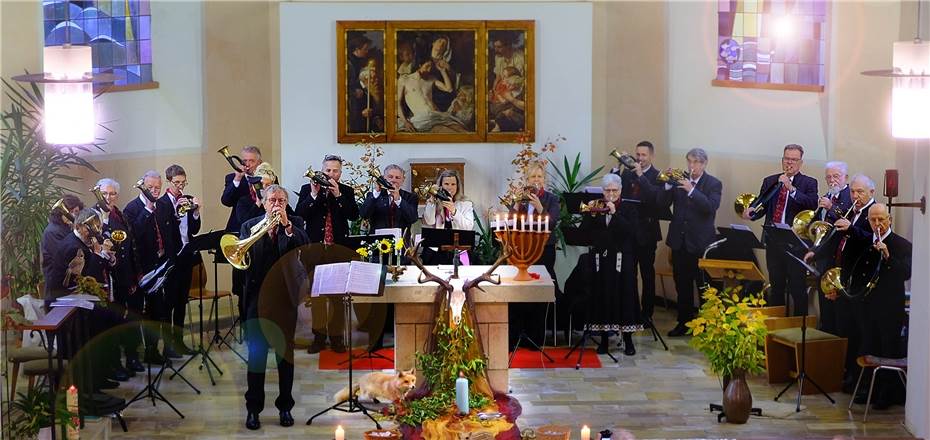 Traditioneller Hubertus Gottesdienst