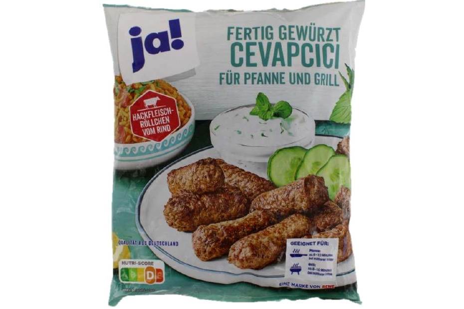 Achtung: Mögliche Metallteile in Cevapcici von ja!