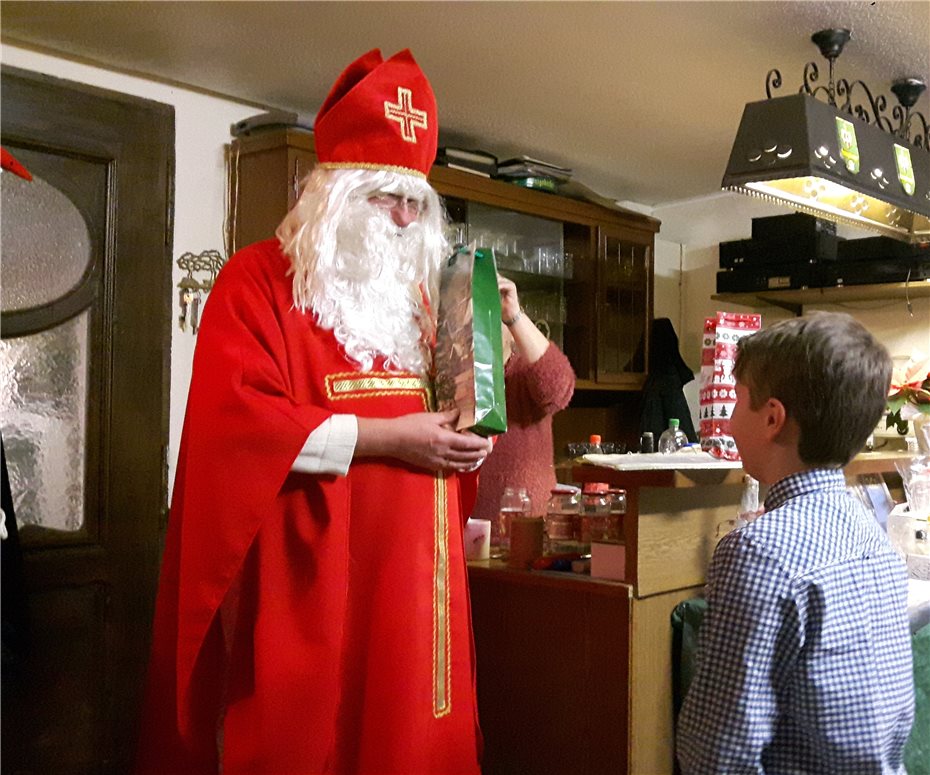 Weihnachtsfeier Mit Nikolaus Und Knecht Ruprecht