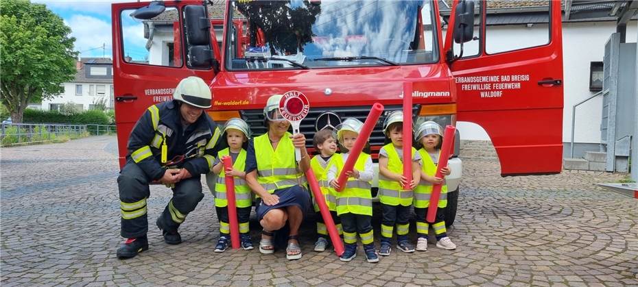 „Tatütata, wir hier von der Feuerwehr“