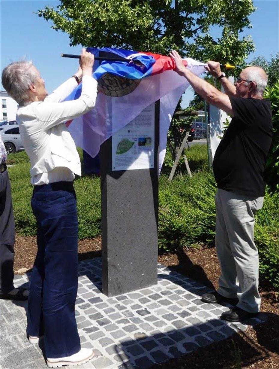 Info-Stele im Quartier Süd enthüllt