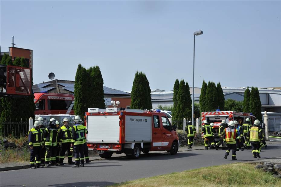 Feuerwehren proben den Ernstfall