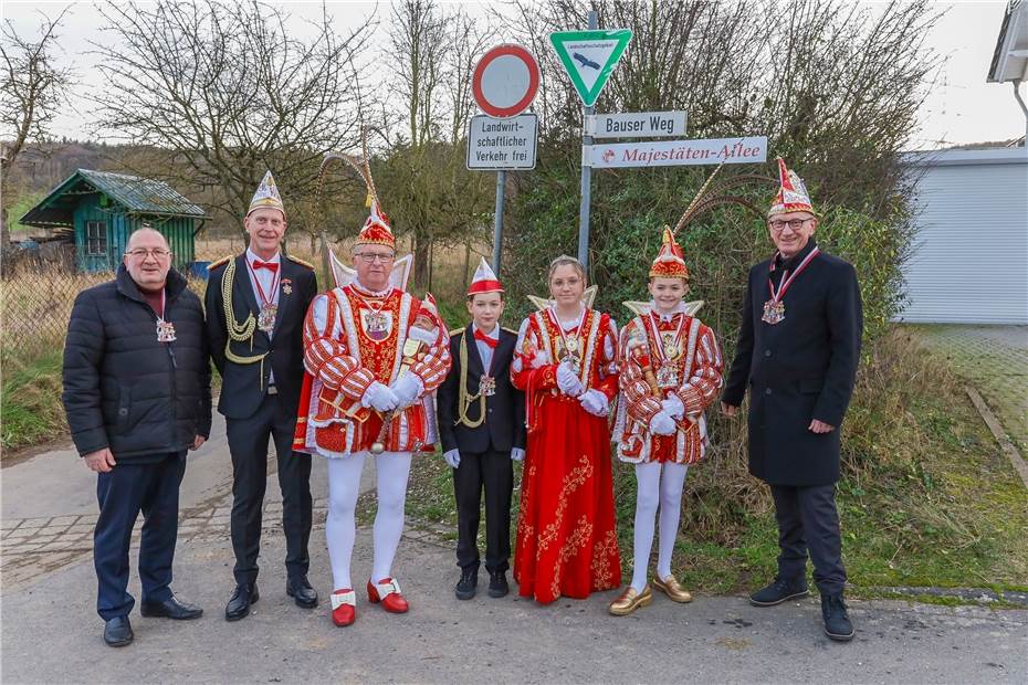 Neues Straßenschild