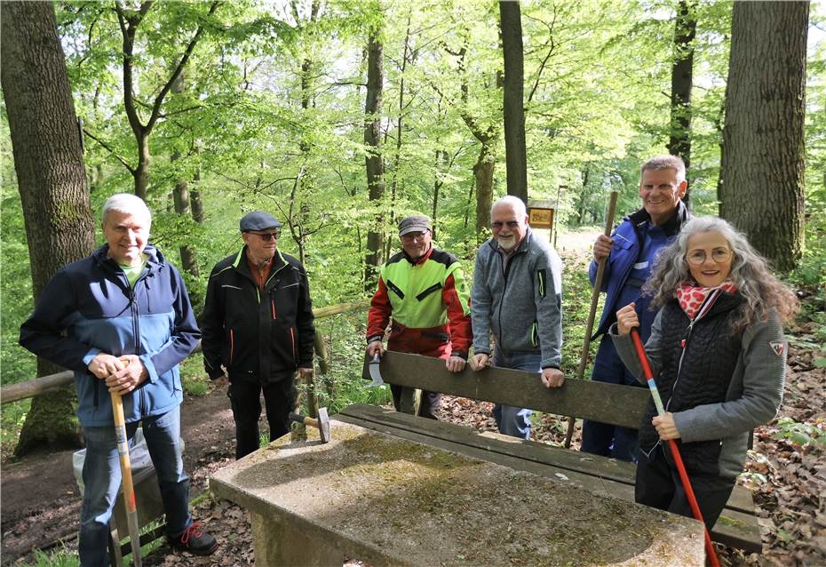 Ehrenamtlich unter
freiem Himmel arbeiten