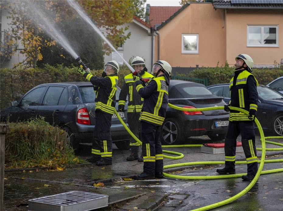 Feuer in Grundschule diente als Übungsszenario