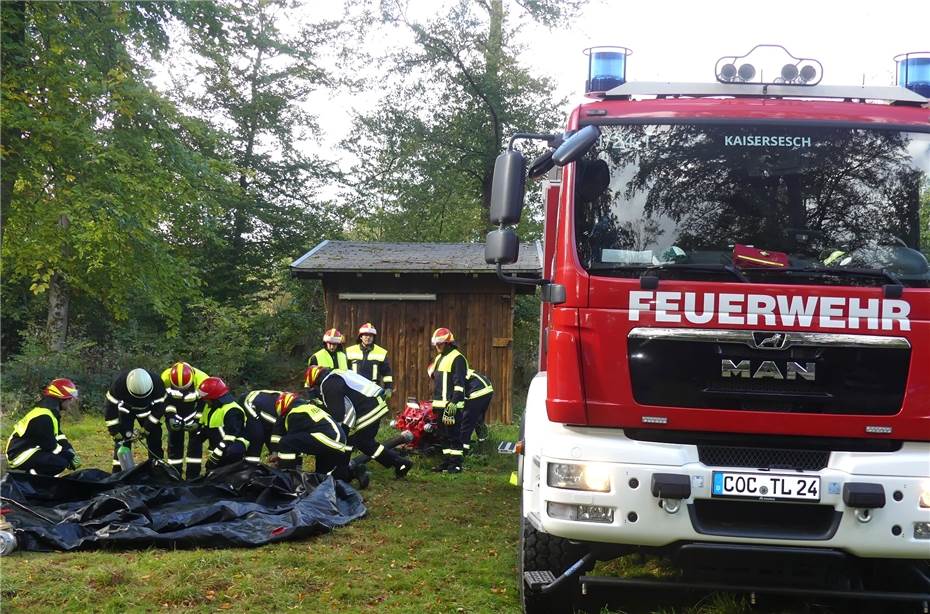 Konzertierte Feuerwehraktion bei Herbstalarmübung