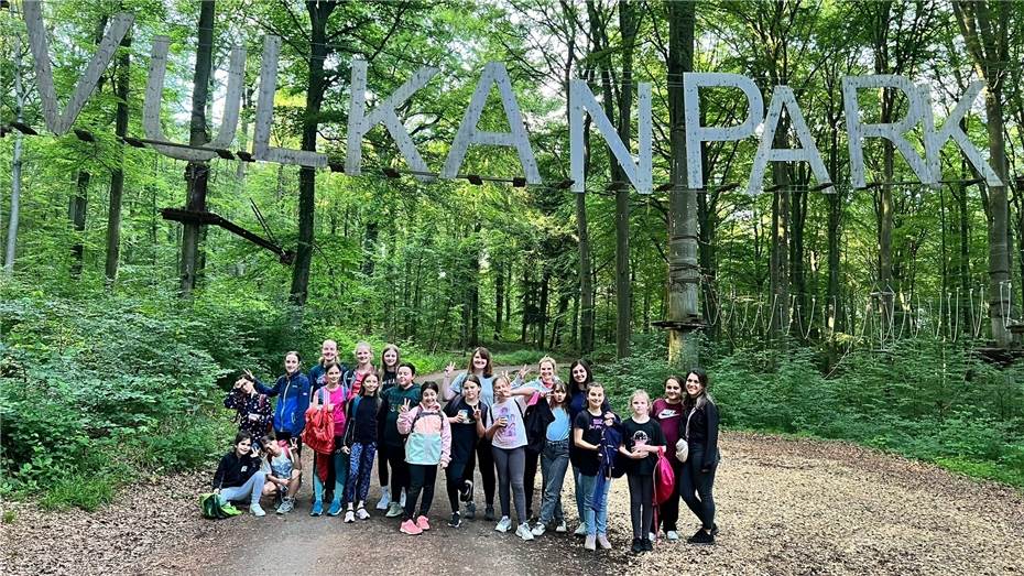 Ausflug zum Kletterwald „Vulkanpark“