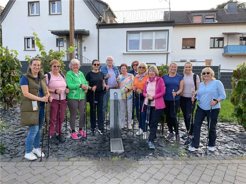 Nordic Walking mit der Frauen-Union