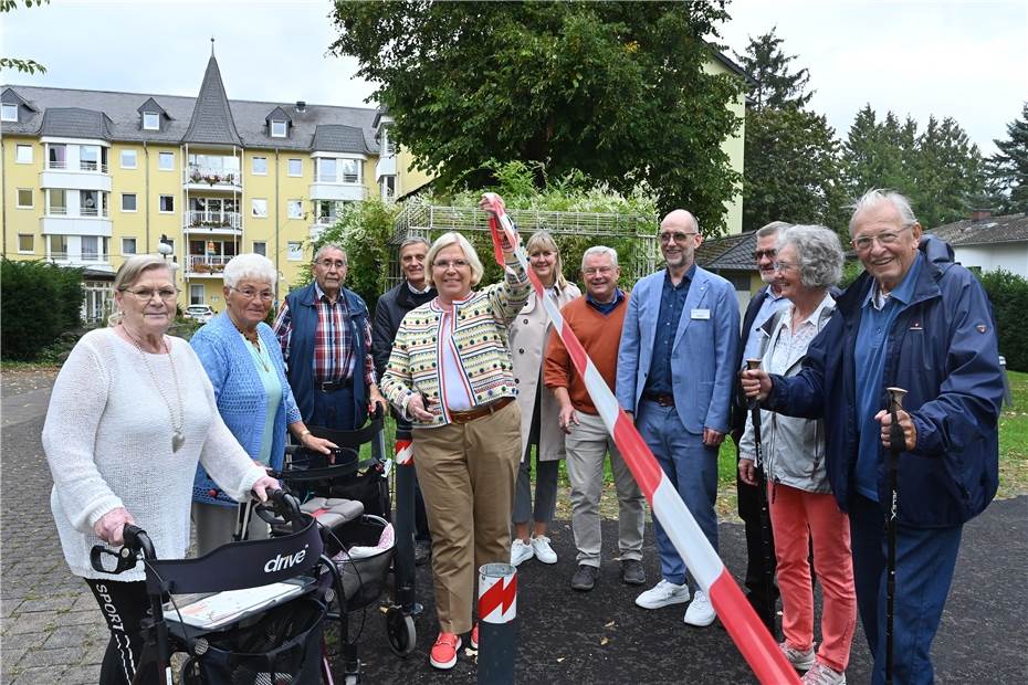 Befestigte Wege im Park