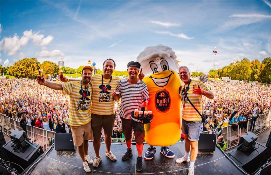 25.000 Jecke feierten bei Jeck im Sunnesching in Bonn