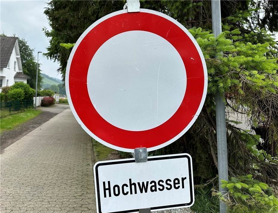 Vorwarnung für Hochwasser in Rheinbach