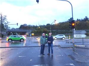 Vermeidung eines
Unfallschwerpunktes durch Kreisverkehr