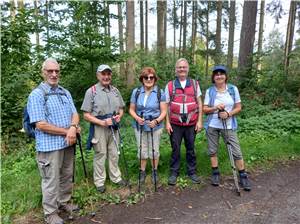 TuS Ahrweiler unterwegs auf dem Traumpfad Schwalberstieg in Oberfell