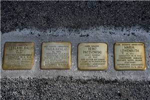 Stolperstein erinnert an Maria Löwenguth