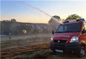 Hitze und Trockenheit: Feld in der VG Rengsdorf-Waldbreitbach brannte