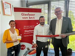 Kostenloser Glasfaser-Hausanschluss
kann schon jetzt gebucht werden