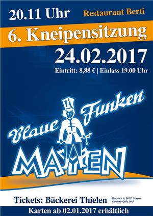 Kneipensitzung in Mayen