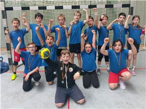 Erfolgreiches Handballteam