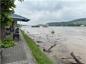 Hochwasser am Rhein: Entspannte Lage in Bad Breisig