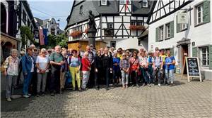 Wanderung zum Winninger Weinfest