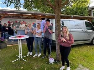 Treue Mitglieder beim Sommerfest
des Niederlahnsteiner Carneval Vereins geehrt