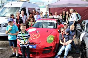 Strahlende Kinderaugen am Hockenheimring